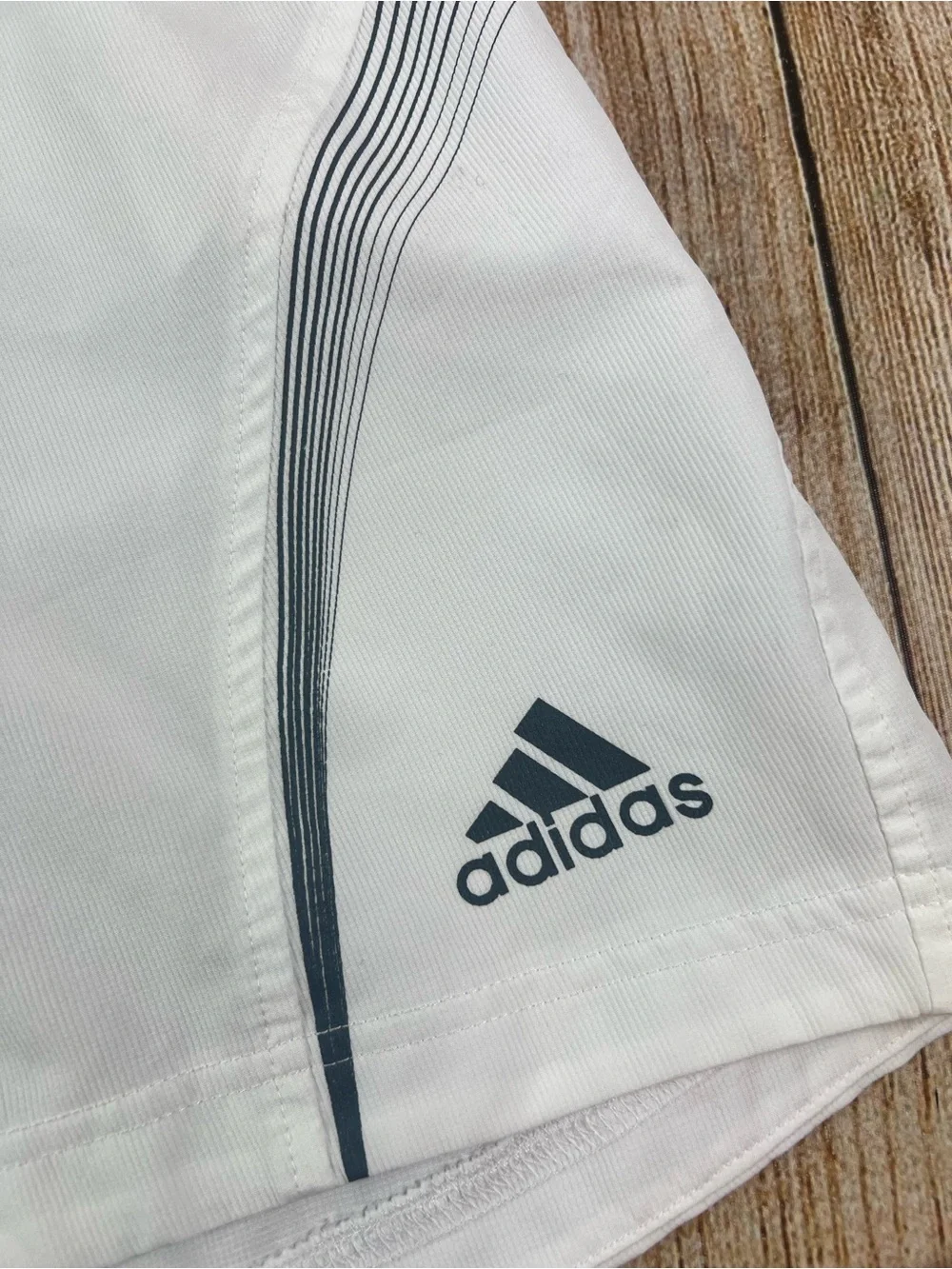 Mens Vintage Adidas Climacool 365 White Athletic Soccer Shorts Size Large